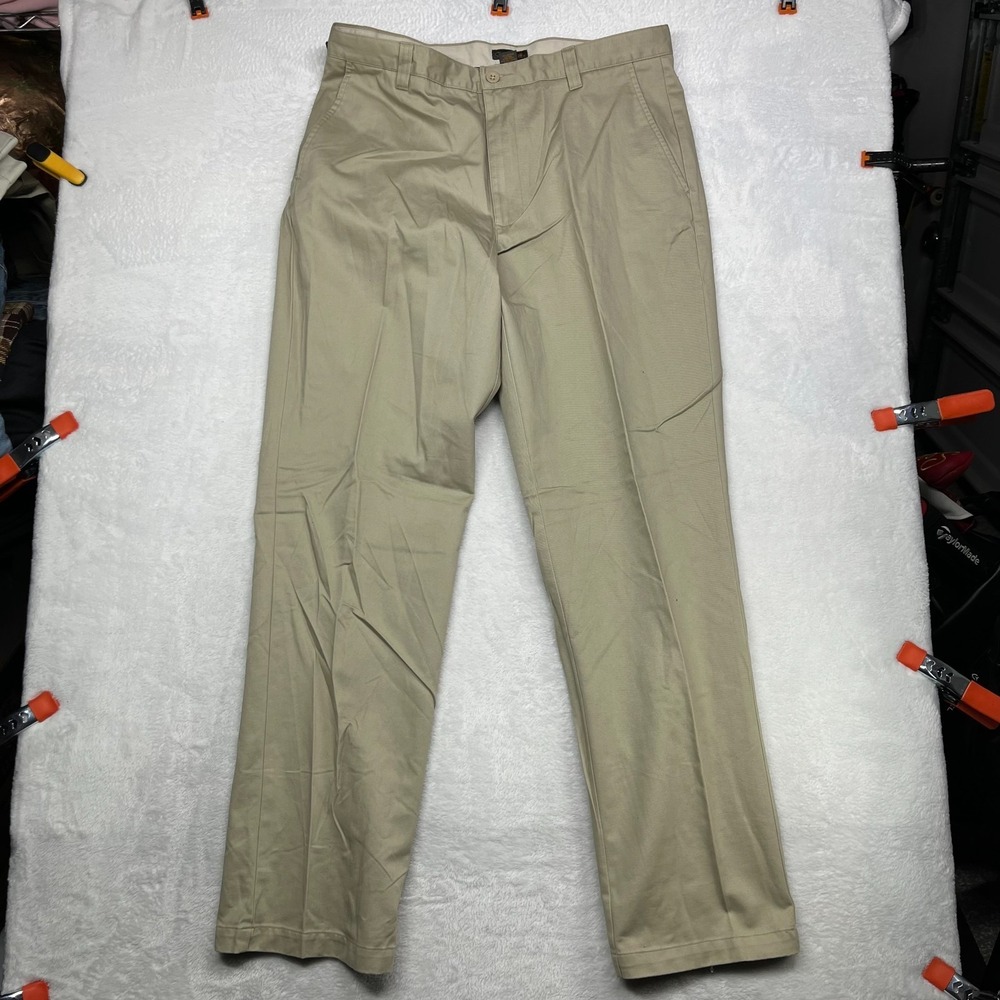 Vintage Cherokee Chino Pants Men's Khaki Slash Pockets Classic Formal‎ - 36X33.5